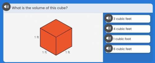 What is the volume of this cube?
