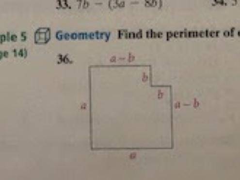 Find the perimeter of each figure. Simplify the answer