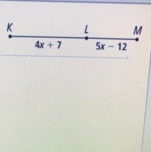 If km = 67 what is LM