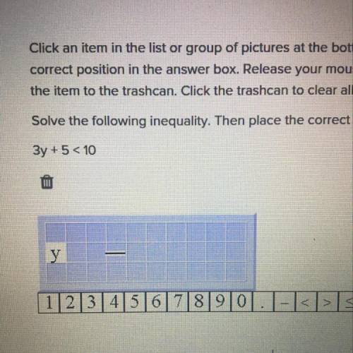 3y+5<10 inequality question