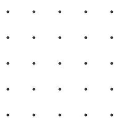 What is the maximum number of squares that could be formed using four of the dots in the unit grid