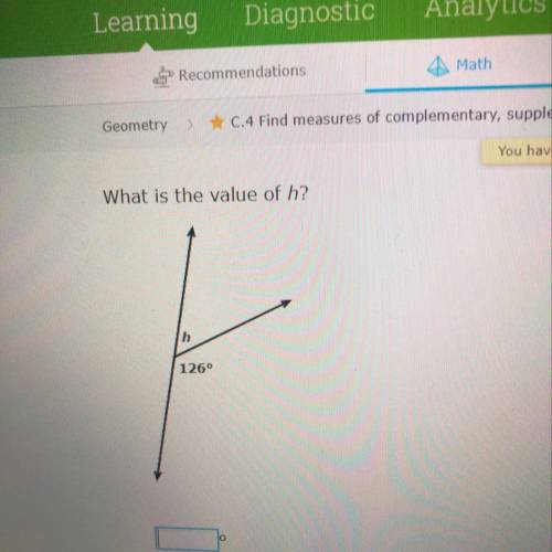What is the value of h￼￼
