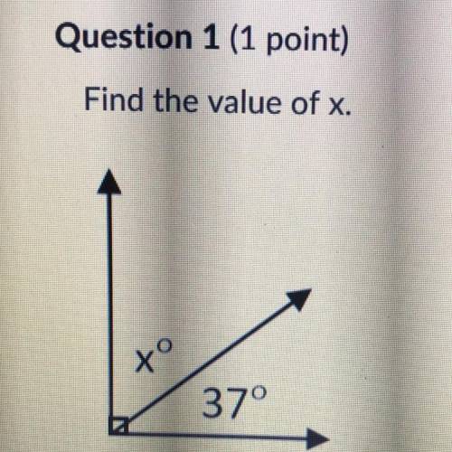 Find the value of x 
pleaseee help and if you could explain i do not understand any of this