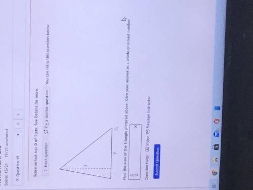 Can someone explain how to find the area of a triangle