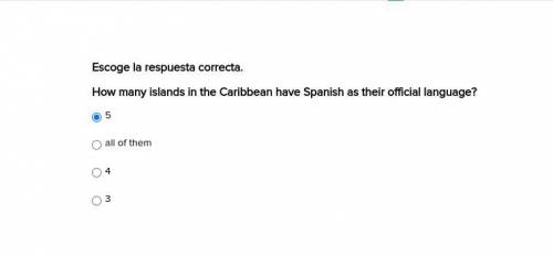 How many islands in the Caribbean have Spanish as their official language?
