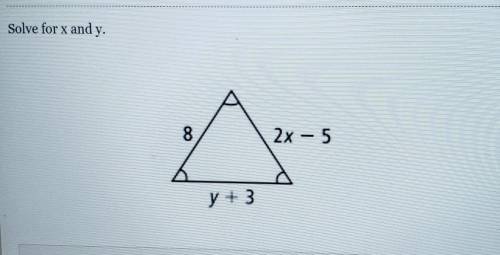 I am having a problem solving this problem. 2x-5 y+3