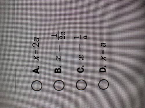 Solve 4ax + 5ax = 3ax + 6 for x. Assume a ≠0