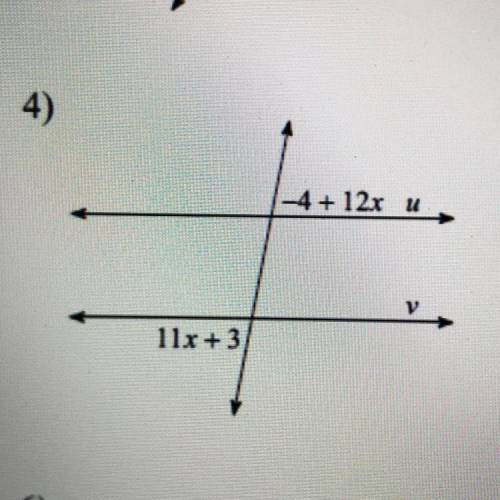 What is the value of X?
SOMEONE PLEASE HELP