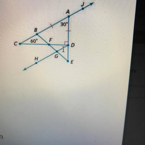 1. Two adjacent angles

2.Two obtuse vertical angles
3.Two complementary nonadjacent angles
4.A li
