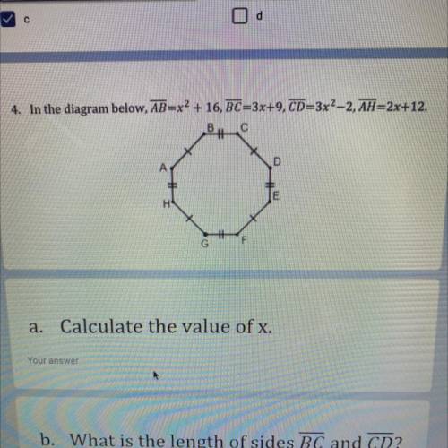 Help I need to know how to solve for x