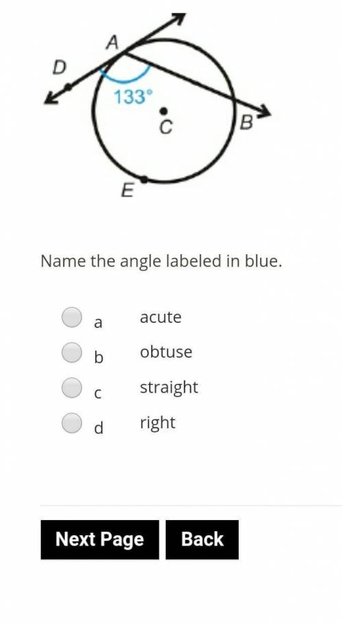 EASY GEOMETRY** name the angle labeled in blue