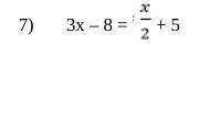 Pls help 3x – 8 = x/5 + 5