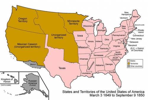 The Compromise of 1850 sought to settle the question of whether newly acquired territory from Mexic