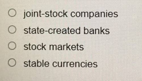 Which aspect of the financial system created by the Commercial Revolution most clearly paved the wa