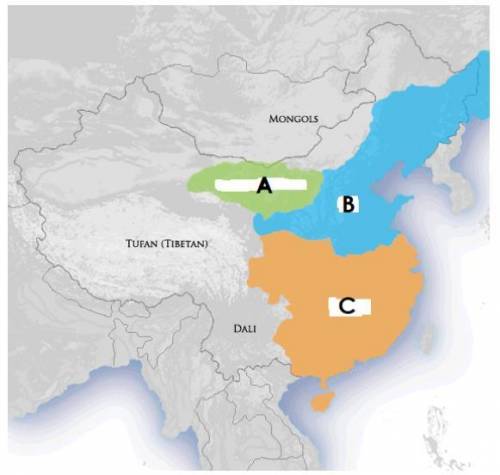 Using the map below, indicate the various locations of the mongol invasions of china

the song dyn