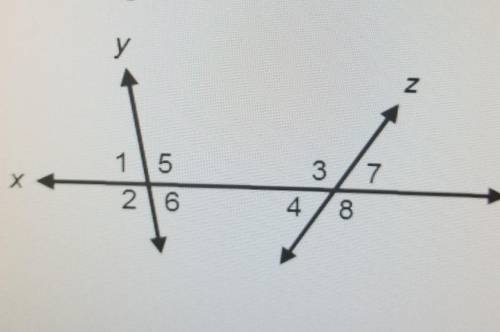 Examine the Diagram Angle 4 and angle_____are alternate interior angles.