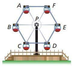 PLEASE HELP WILL MARK BRALIEST :)))

The six cars of a Ferris wheel are located at the vertic