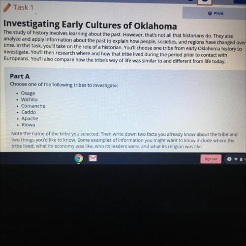Investigating Early Cultures of Oklahoma

The study of history involves learning about the past. H