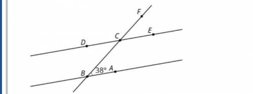 In the picture lines AB and CD are parallel. Find the measures of ∠BCD. HELP ASAP!!
