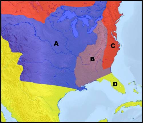 Which part of North America was solidly in British possession at the start of the French and Indian