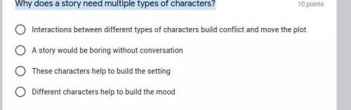 Why does a story need multiple types of characters?