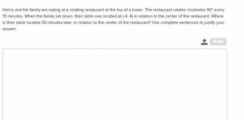 Henry and his family are eating at a rotating restaurant at the top of a tower. The restaurant rota