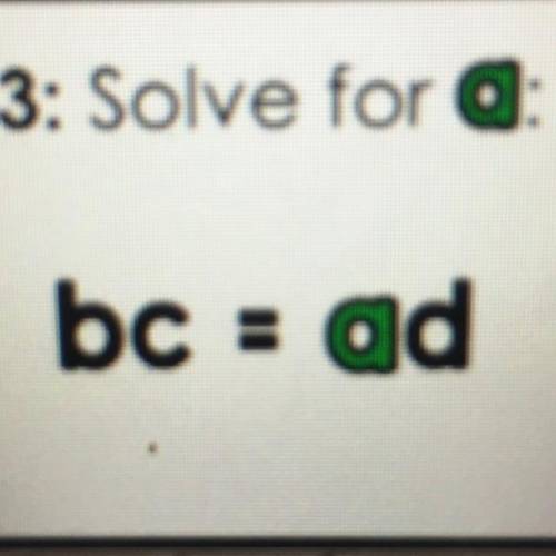 #3 Solve for the letter A