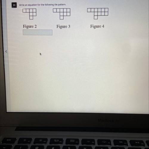 Write an equation for the following tile pattern.
Figure 2
Figure 3
Figure 4