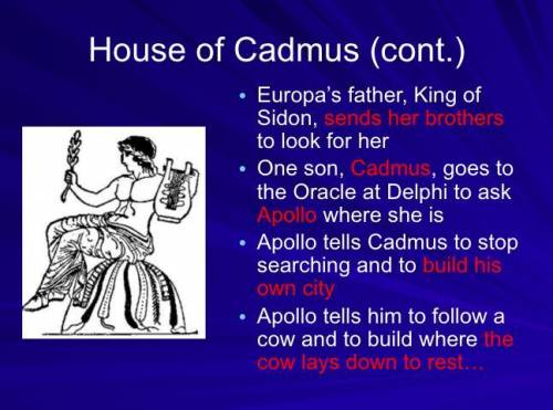 1. Is there a specific reason why Ares is angry at Cadmus? What does this reinforce as to man’s rel