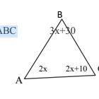 Find the measures of all angles in a triangle ABC