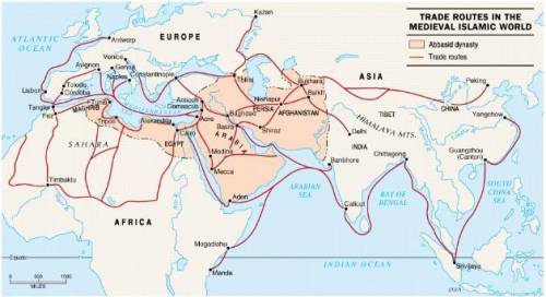 Which of the following BEST explains how trade instrumental in the expansion of the Muslim Empire?