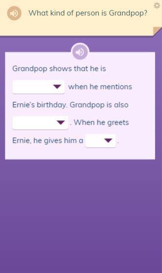 What kind of person is Grandpop?

To anyone who says what are the options, I have them right under