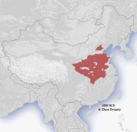 Look closely at these two maps of the ancient China, each from a different time period. Explain how