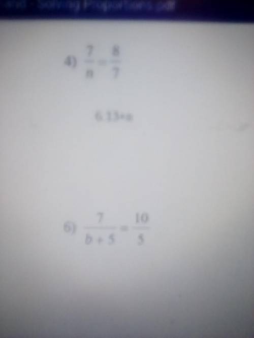 What's the answer for this problem number 6 and how did you get your answer?