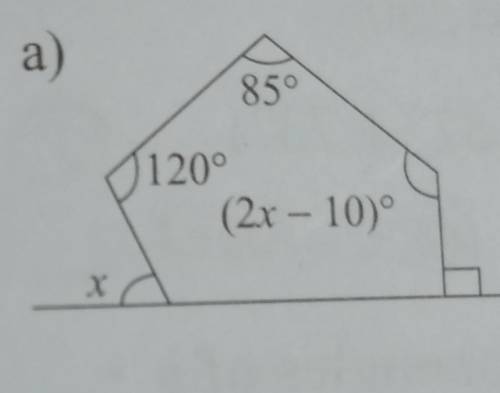 A)be85°120°(2x - 10°X