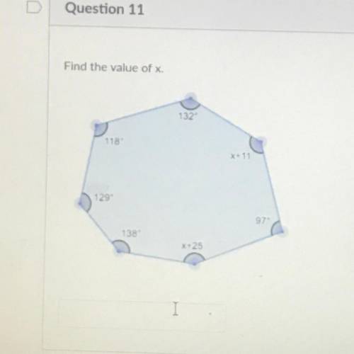 Find the value of x 
Please help I’m in a hurry