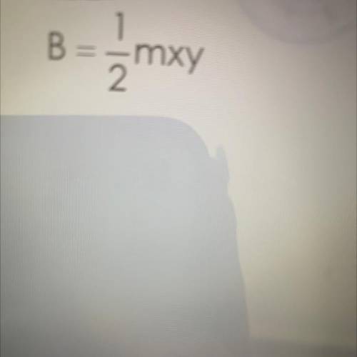 Solve the literal equation for y.