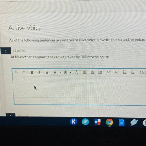 How do I put this in Active voice.