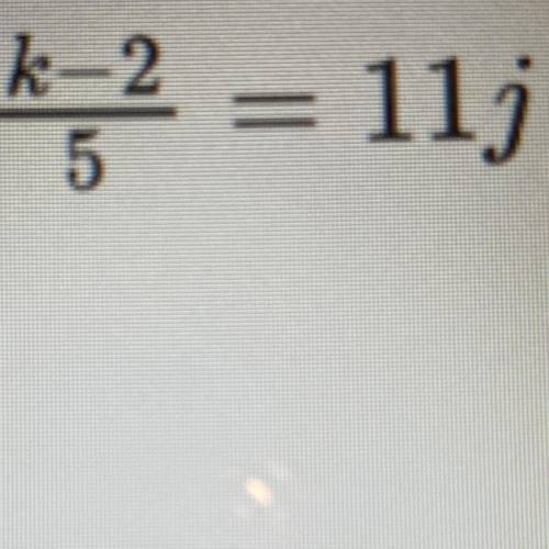 Solve for j - algebra