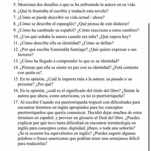Only do questions 15,16,17! 
Ayuda me porfavo! I’ll give you