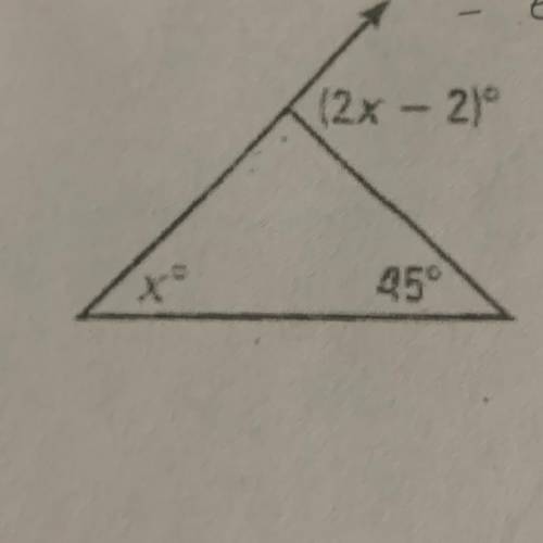 Solve for x ! I need help