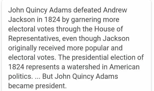 What was the significance of the 1824 election?