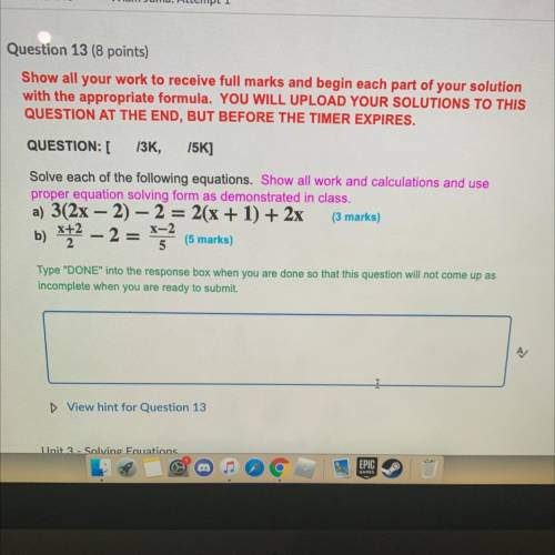 Please help me and actually show me the work DONT write a whole explanation on how to do it please