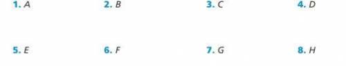 Write the fraction for the number 2 4 6 and 8