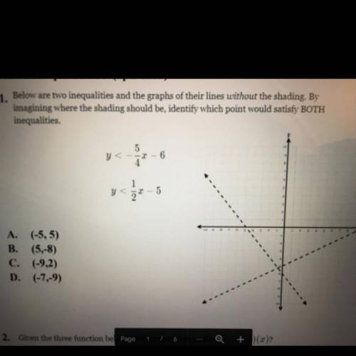 I need help on this classwork and please show your work. Thanks!