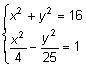 To solve the system of equations below, Chen isolated x^2 in the first equation and then substitute