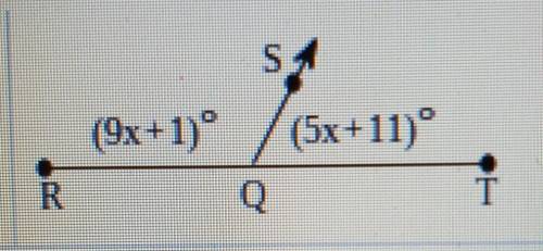 RQT is a straight angle. What are mRQS and mTQS? i mark brainlest