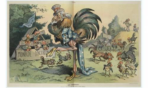 The cartoon below, titled His Foresight, was published in Puck magazine on September 10, 1901. The