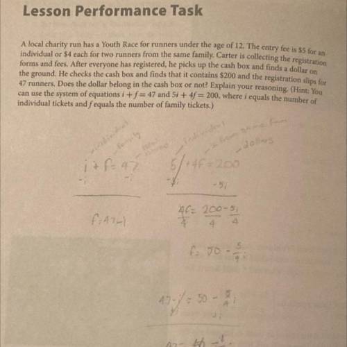 Please look at photo. Help please. Algebra 1 problem.