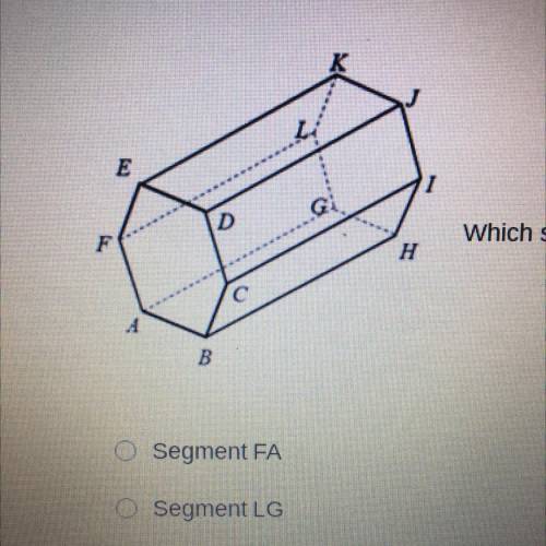 Which segment is not skew to segment EK?